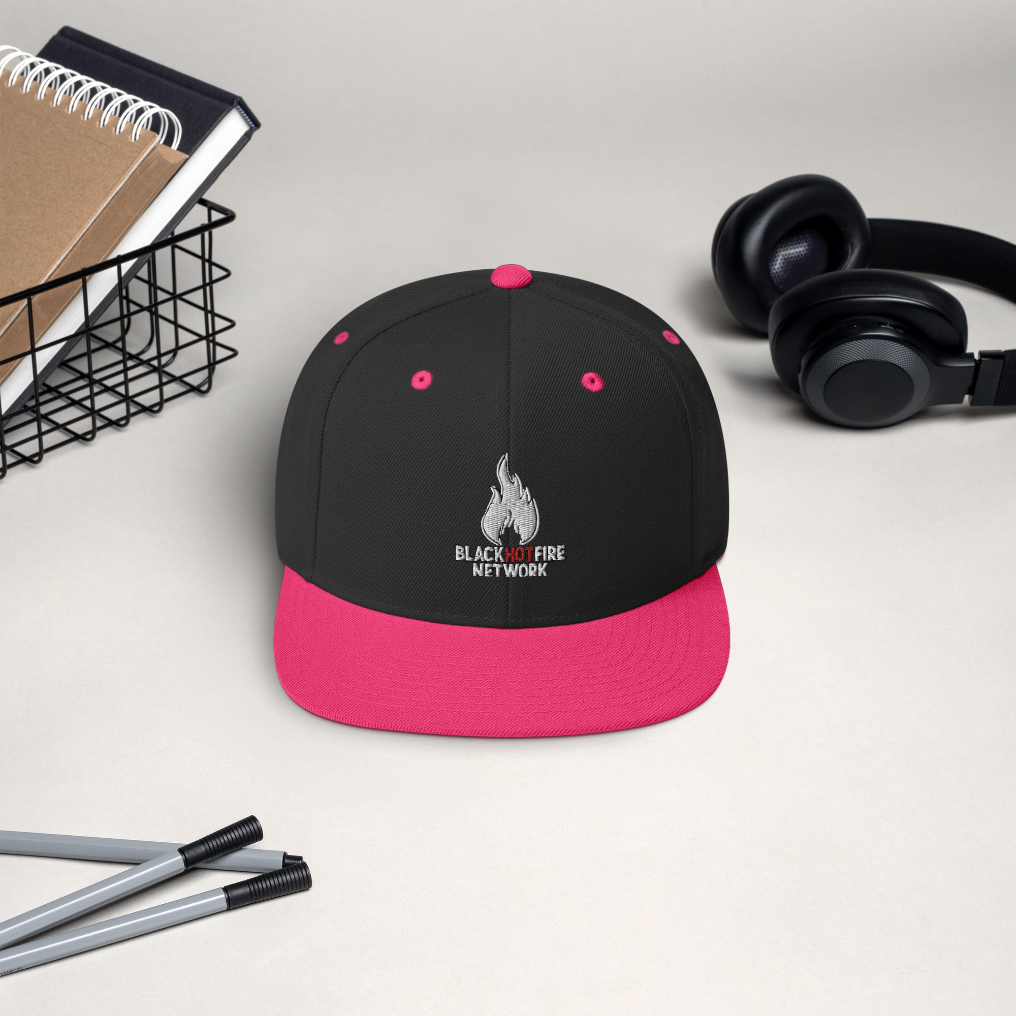 BlackHotfire Snapback Hat - Image 3