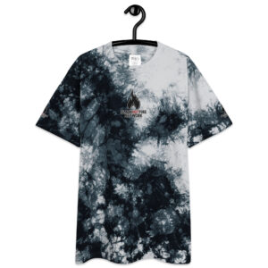 Black Hotfire Oversized tie-dye t-shirt