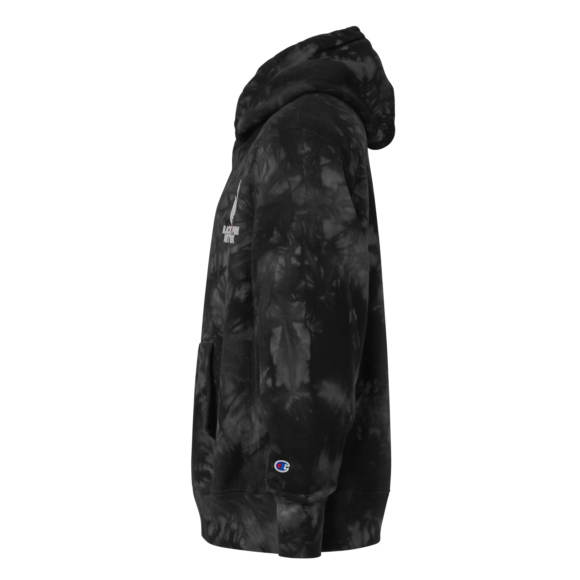 BlackHotfire Unisex Champion tie-dye hoodie - Image 2