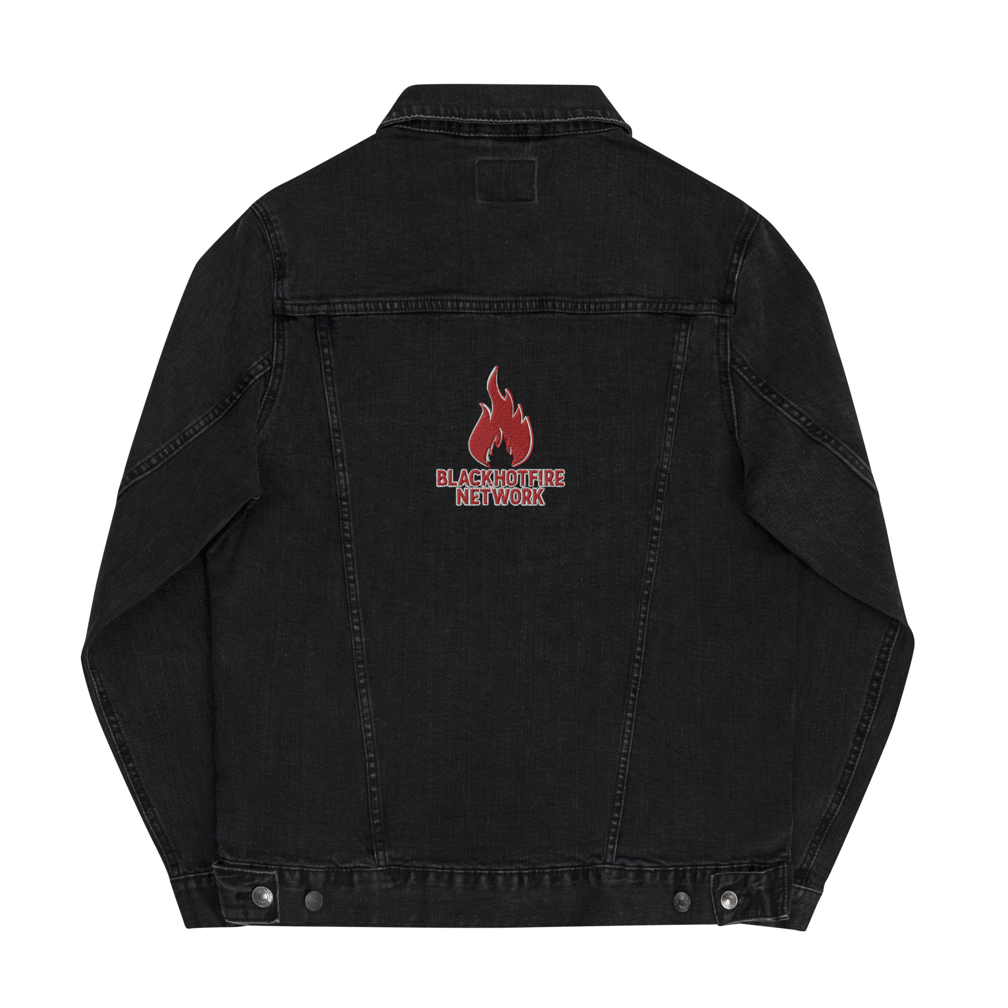 BlackHotFire Unisex denim jacket - Image 3