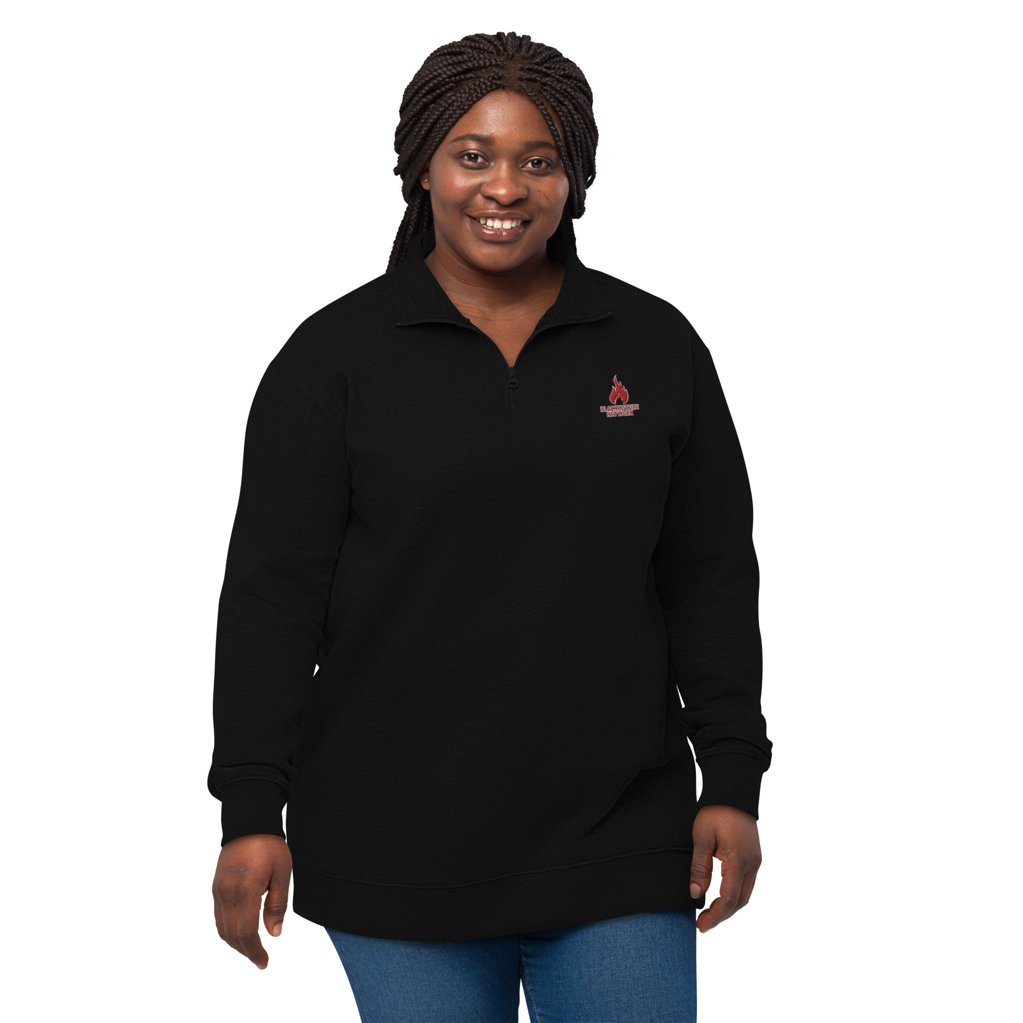 BlackHotFire Unisex fleece pullover