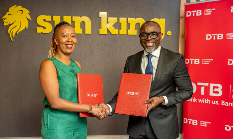 Diamond Trust Bank (DTB) Joins Efforts with Sun King to Roll Out Sustainable Solar Financing