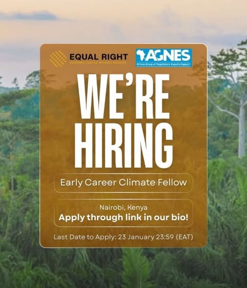 AGNES Africa Climate Justice Fellowship Applications Open