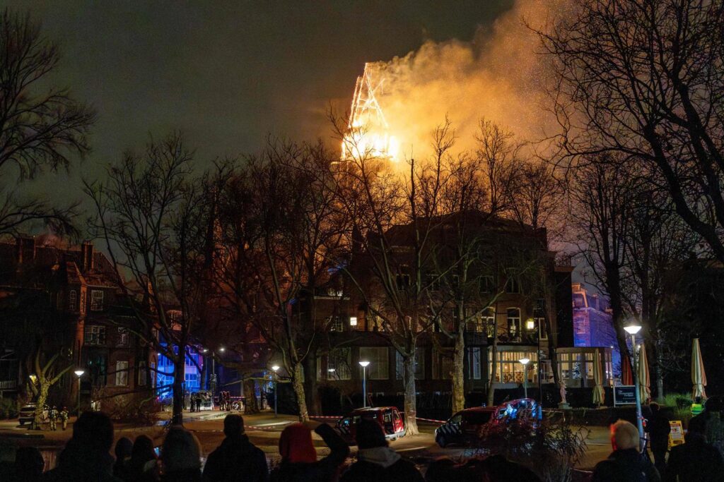 Amsterdam church damaged in New Year's Eve unrest