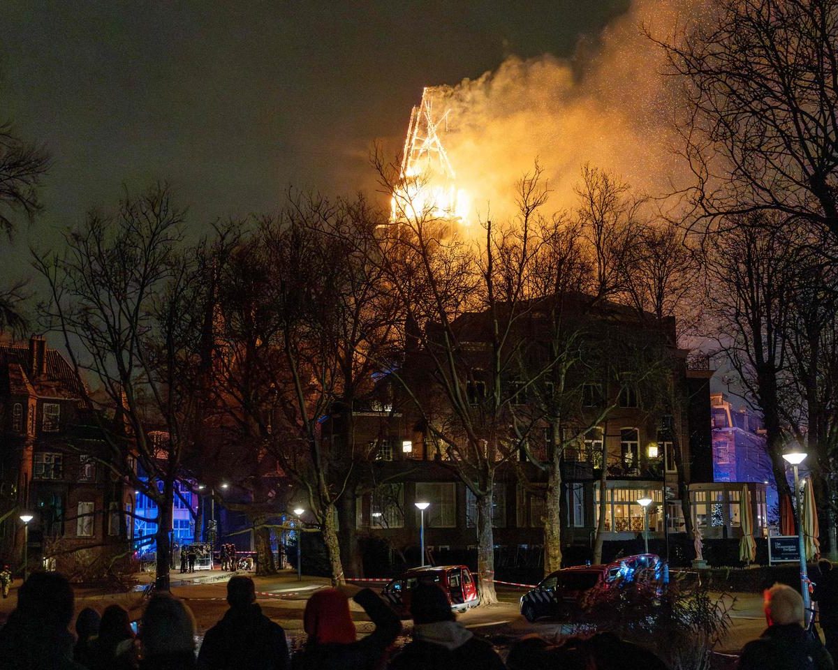 Amsterdam church damaged in New Year's Eve unrest