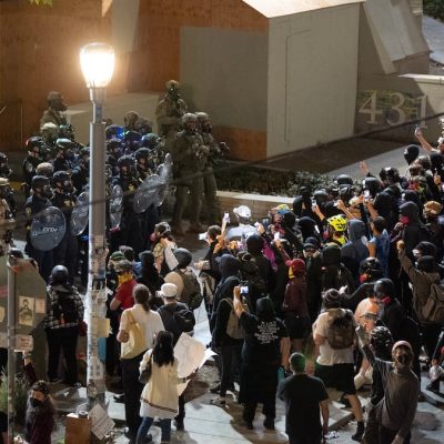 DOJ and Portland Dispute Police Records in ICE Protest Case