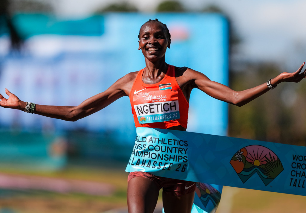 Ngetich Wins World Cross Country Kenya Takes Record Title