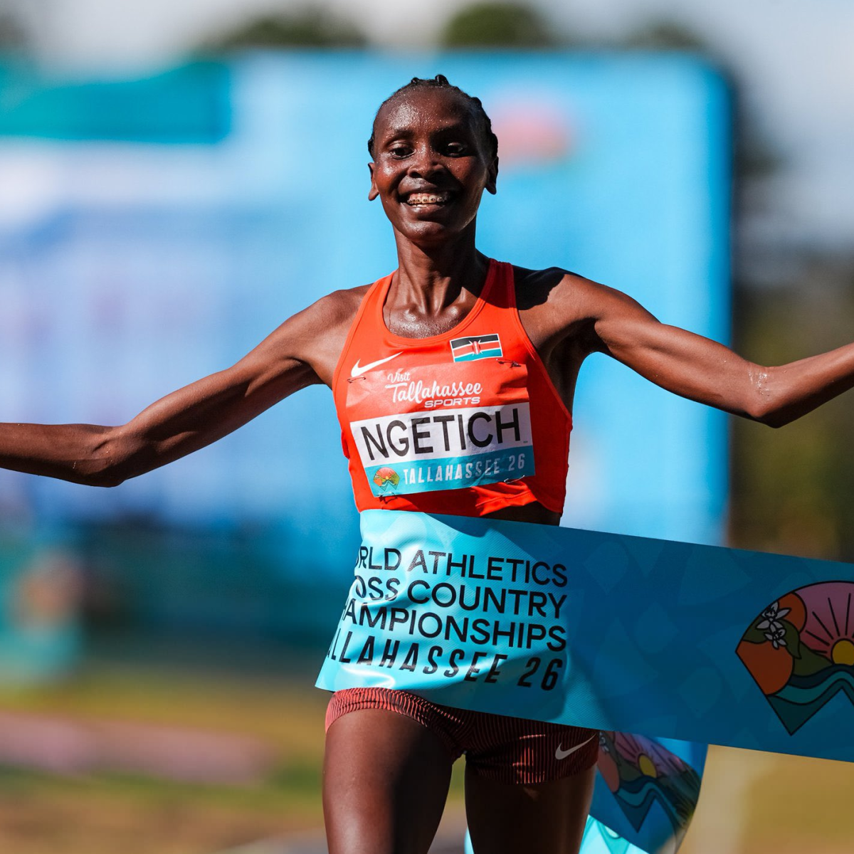 Ngetich Wins World Cross Country Kenya Takes Record Title