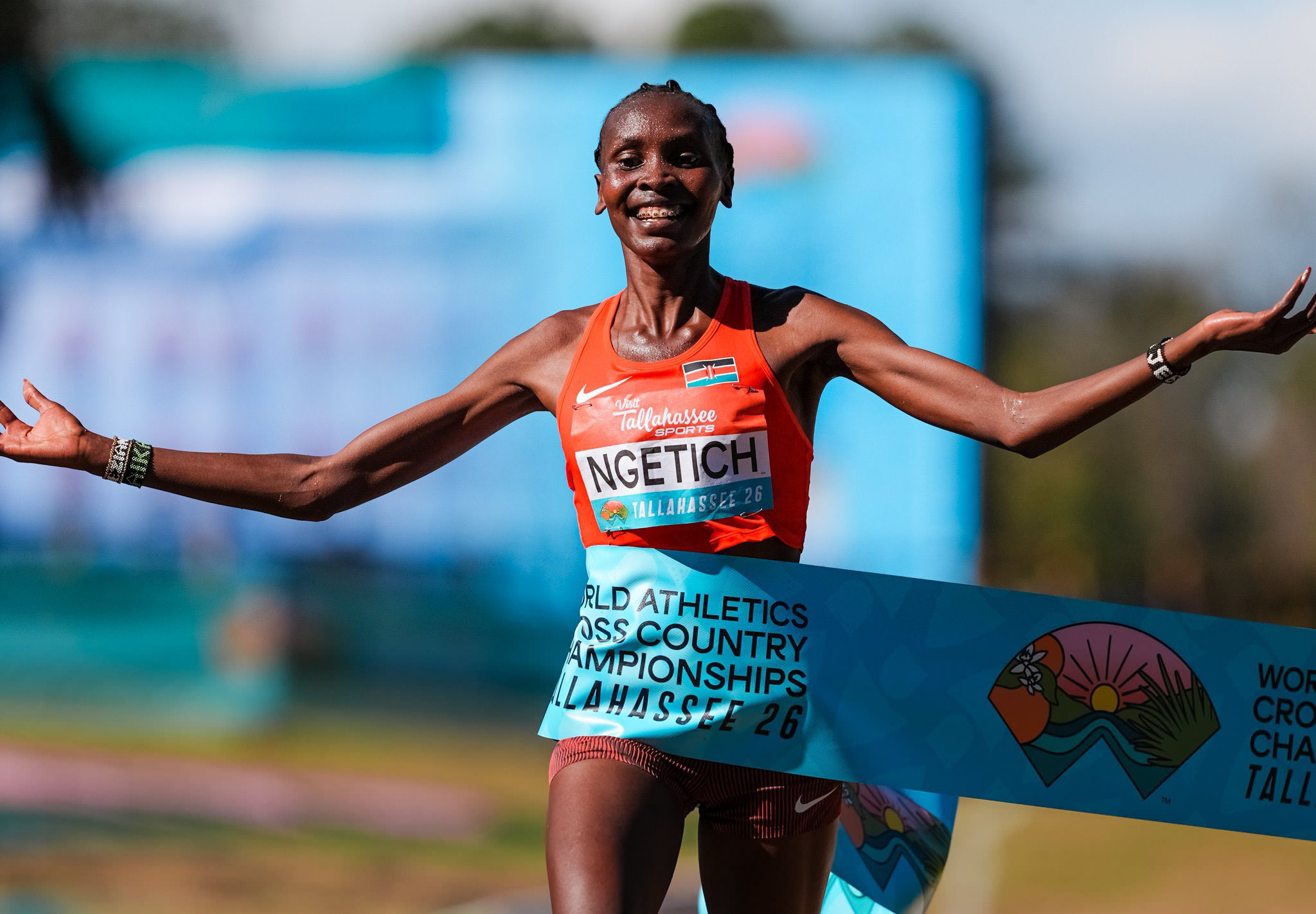 Ngetich Wins World Cross Country Kenya Takes Record Title