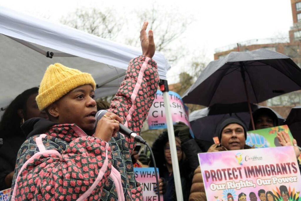 Rally Supports Trans Youth as Supreme Court Considers Sports Bans