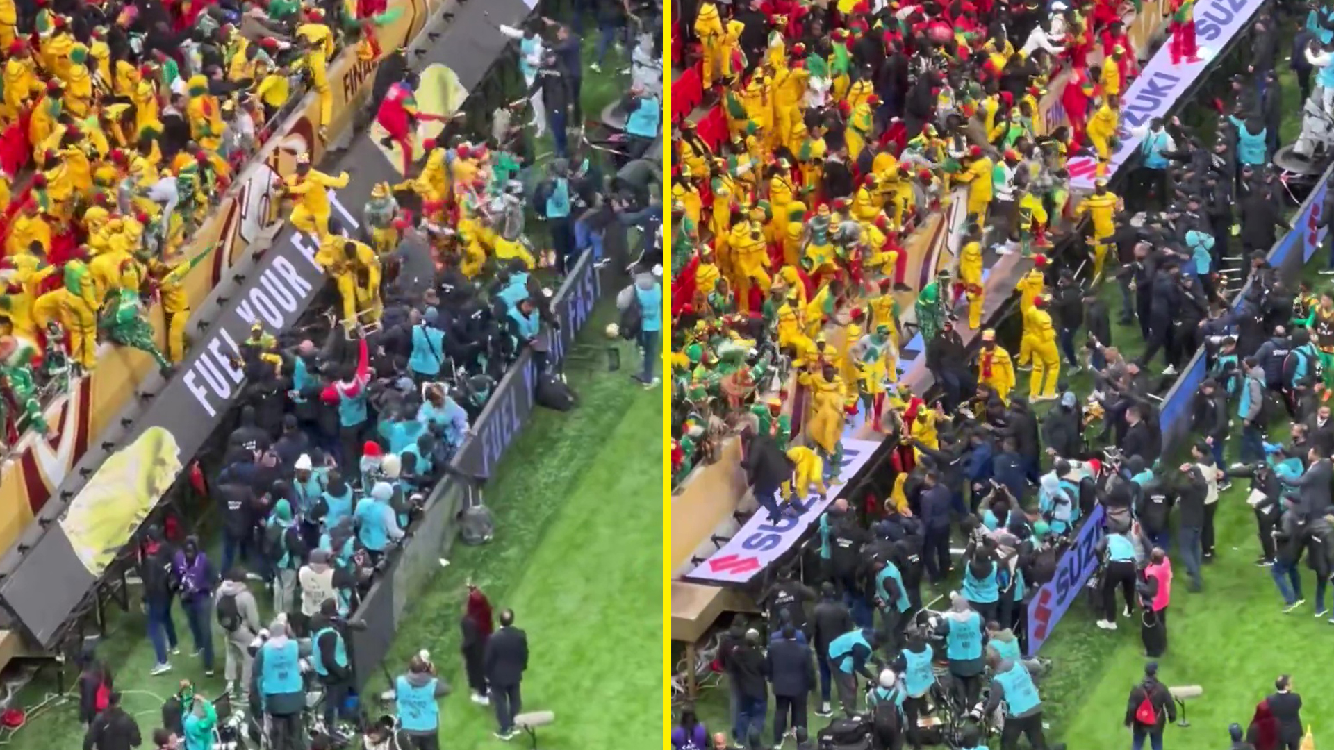 Senegal AFCON match erupts in violence, police respond