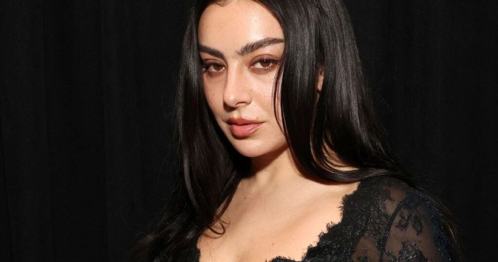 Charli XCX Wears Sheer Dress After Film Premiere