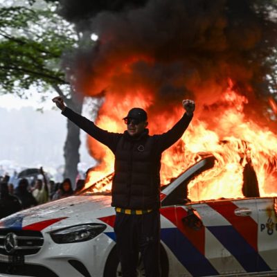 Dutch anti-immigration protest escalates into violence