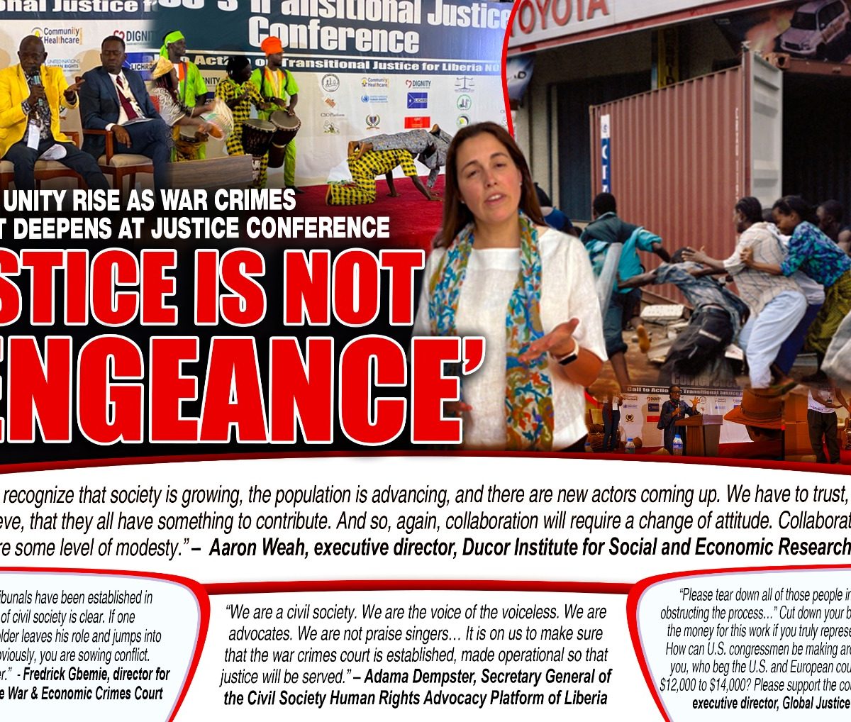 Liberia Unity Efforts Complicated by War Crimes Court Dispute