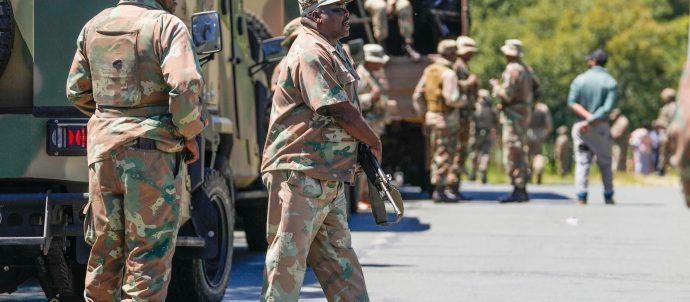 South Africa Sends Troops to Johannesburg to Combat Crime