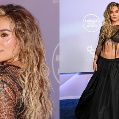 Karol G Goes Goth in Sheer Black Dress at American Music Awards 2026