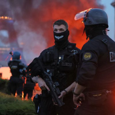Paris police detain dozens after violence erupts during celebrations of PSG’s Champions League title