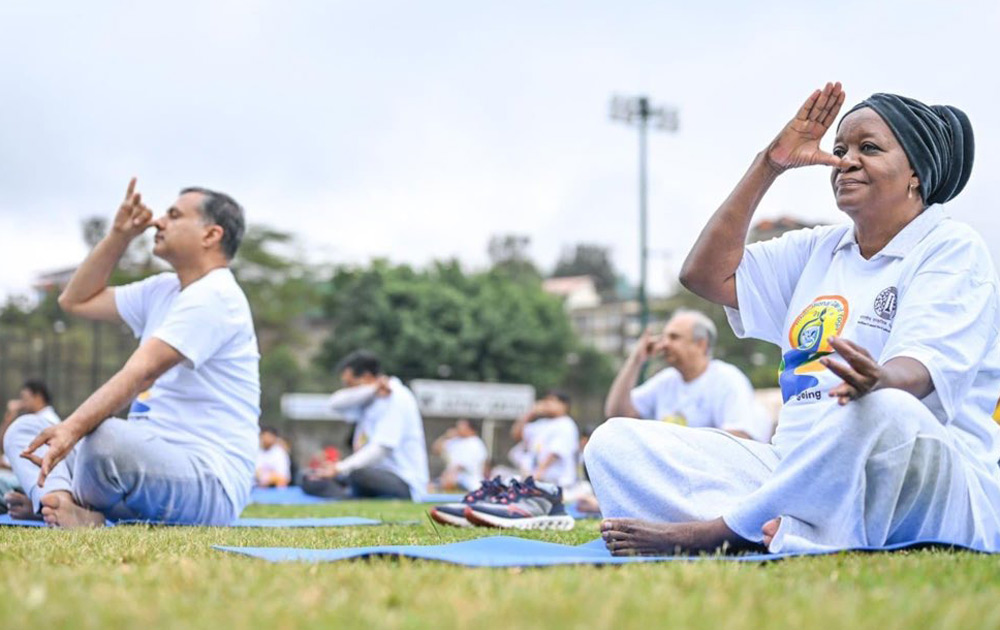 2,500 Flock Nairobi for Global Yoga Celebrations as Kenya-India Ties Deepen | Dawan Africa
