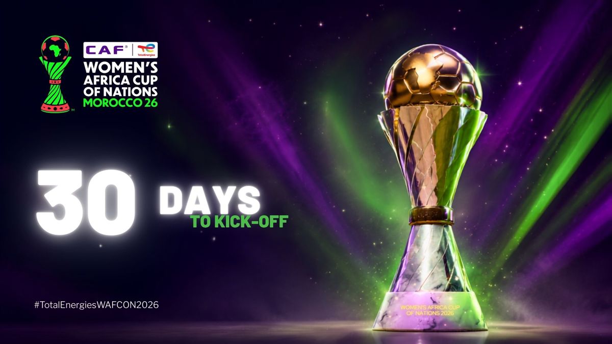 30 DAYS TO KICK-OFF: Countdown to TotalEnergies CAF Women’s Africa Cup of Nations Morocco 2026 begins ahead of 26 July opener