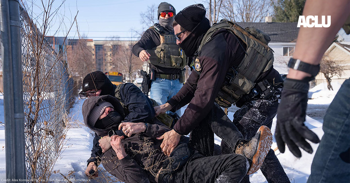  ACLU Calls on Congress to Hold Federal Agents Accountable by Allowing People to Sue Them for Rights Violations