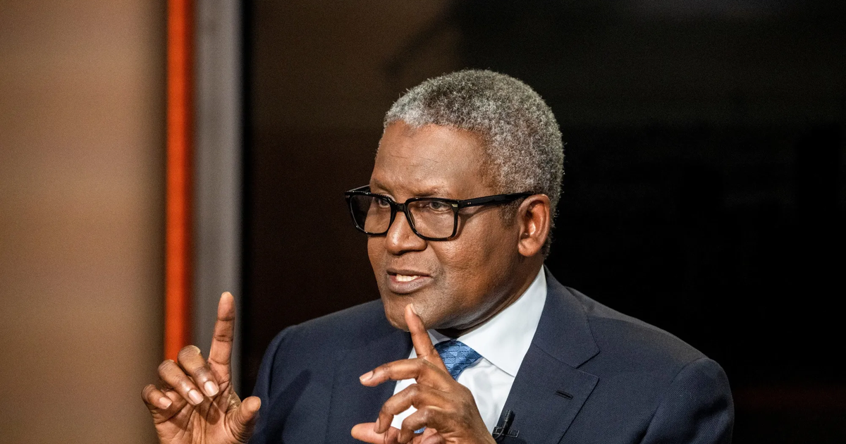 Africa’s richest man hints at being worth more than Forbes says he is, dismissing $38 billion