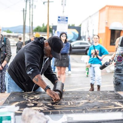 Artist Carl Richardson takes inspiration from hip-hop, freestyling for collages in 'Cyphers'