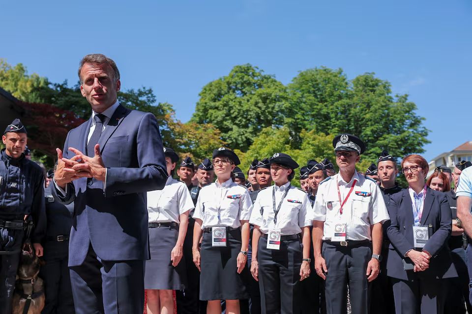G7 leaders meet in France with Trump tariff threat looming
