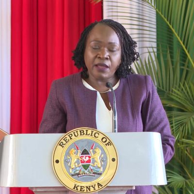 Hon. Claris Ogangah: This unprecedented National undertaking marks the first time in Kenya's history that the government on its own initiative embarks on such a process. President William Samoei Ruto received the Report on the Framework for Reparations for Victims of Human Rights Violations at State House, Nairobi. | Kenya News Agency