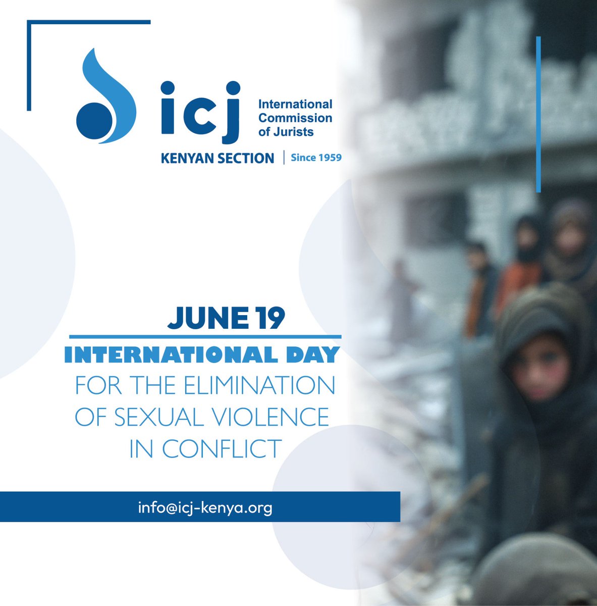 ICJ KENYA PRESS STATEMENT: COMMEMORATING THE INTERNATIONAL DAY FOR THE ELIMINATION OF SEXUAL VIOLENCE IN CONFLICT – JUSTICE FOR SUDAN’S SURVIVORS REMAINS NON-NEGOTIABLE