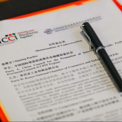 KNCCI and CCPIT Fujian Sign Trade Cooperation MOU