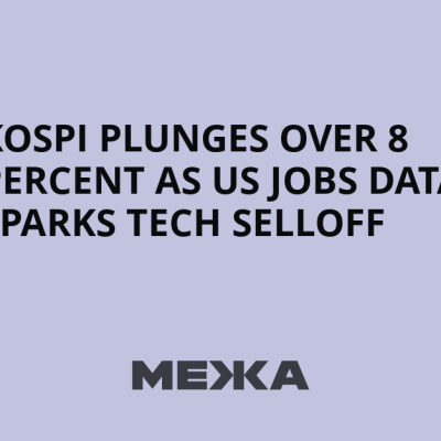 KOSPI plunges over 8 percent as US jobs data sparks tech selloff | Ukraine news