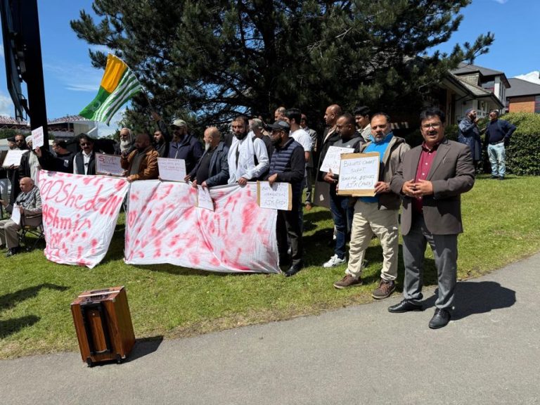 Kashmiri Diaspora Protests in Bradford: Demands Justice for PoJK