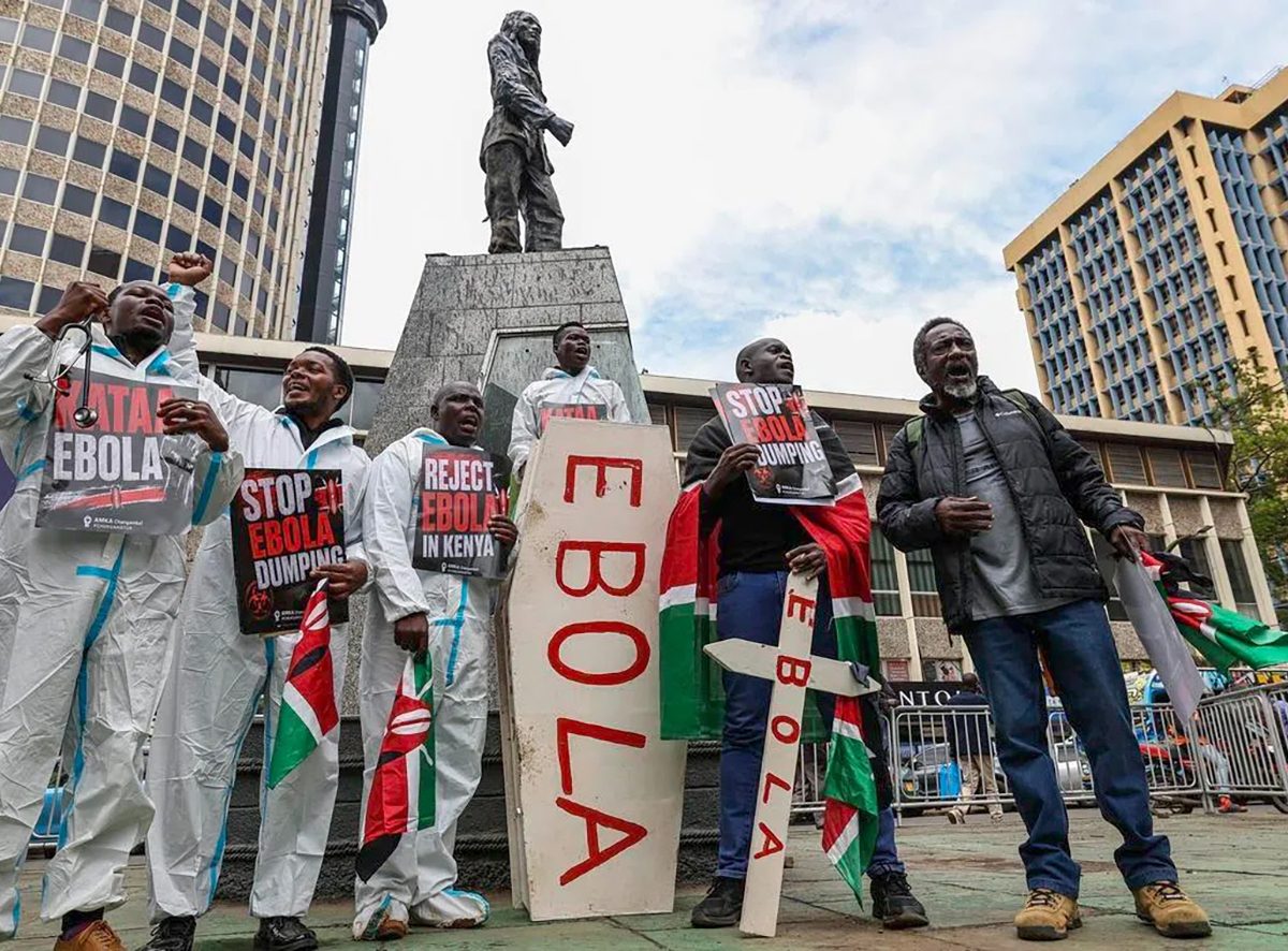 Kenya protests against US Ebola facility about economy,