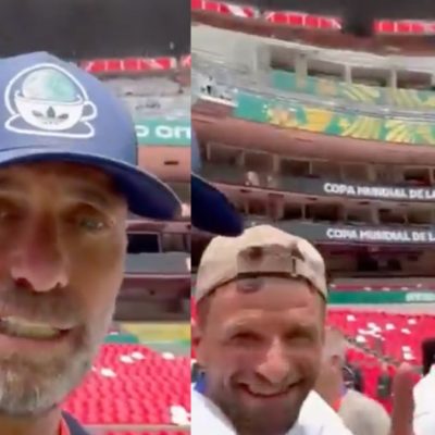 Klopp, Müller and Andrich soak in the World Cup atmosphere at Estadio Azteca