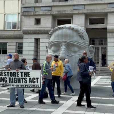  Newark Activists Protest Supreme Court Ruling On Elections: 'Restore The Voting Rights Act'