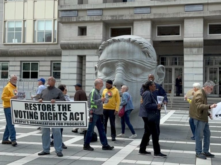  Newark Activists Protest Supreme Court Ruling On Elections: 'Restore The Voting Rights Act'