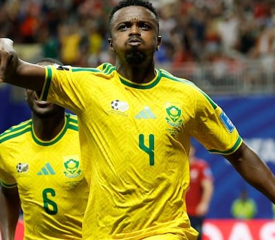 South Africa earns draw with late penalty against Czechia