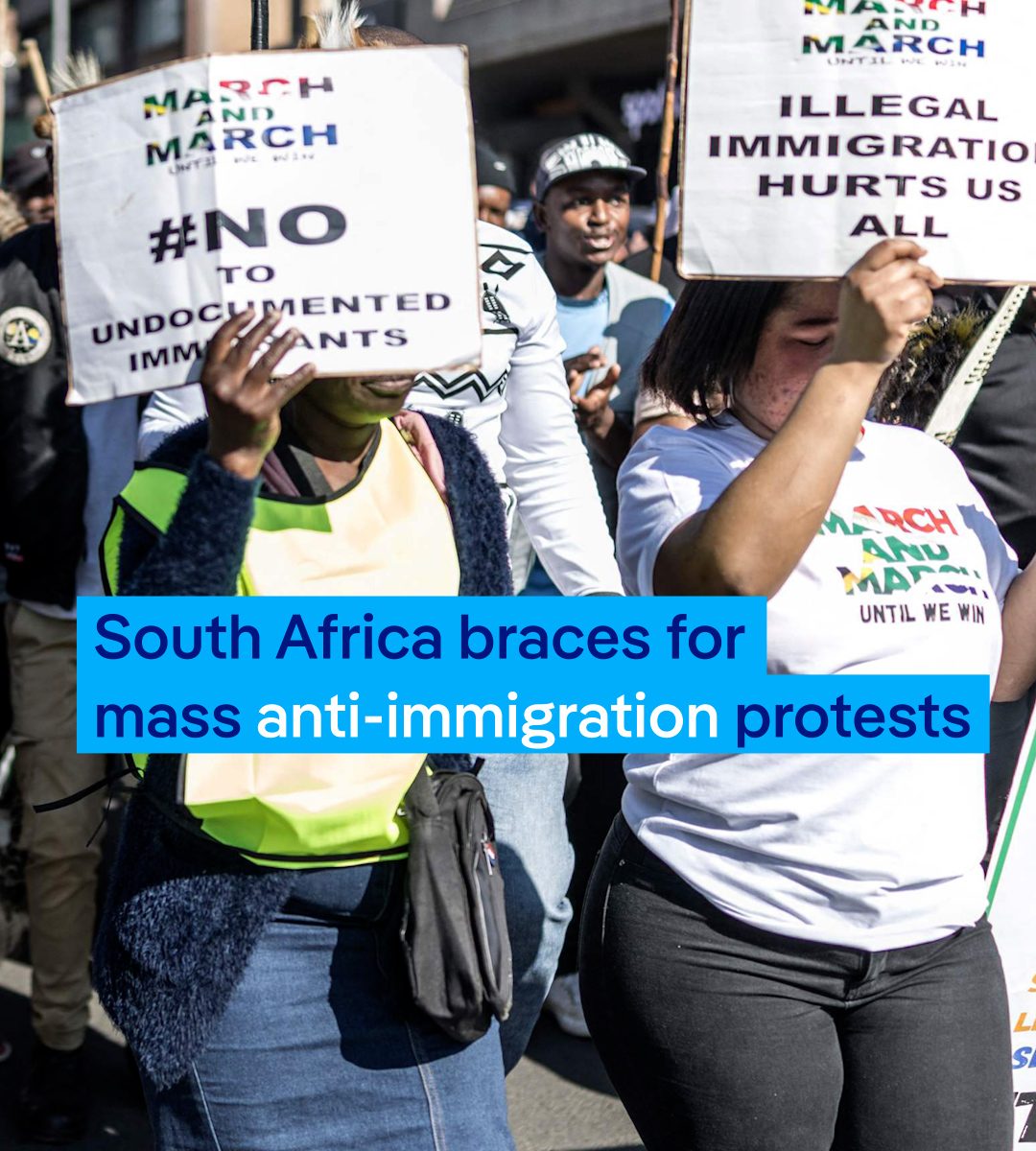 South Africa is preparing for widespread anti-immigration protests on June 30, as thousands of immigrants leave the country. The South African Police Service says it will have boots on the ground in hotspot areas and will not allow any violence. #DWNews