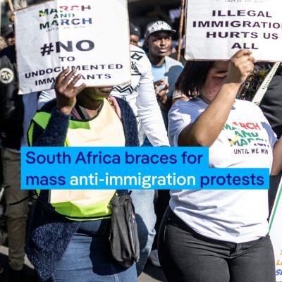 South Africa is preparing for widespread anti-immigration protests on June 30, as thousands of immigrants leave the country. The South African Police Service says it will have boots on the ground in hotspot areas and will not allow any violence. #DWNews