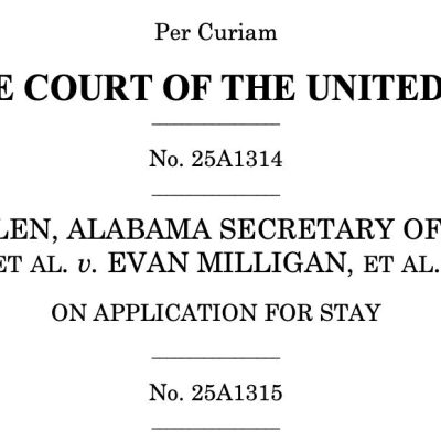  The Supreme Court's Republican appointees end civil rights redistricting protections