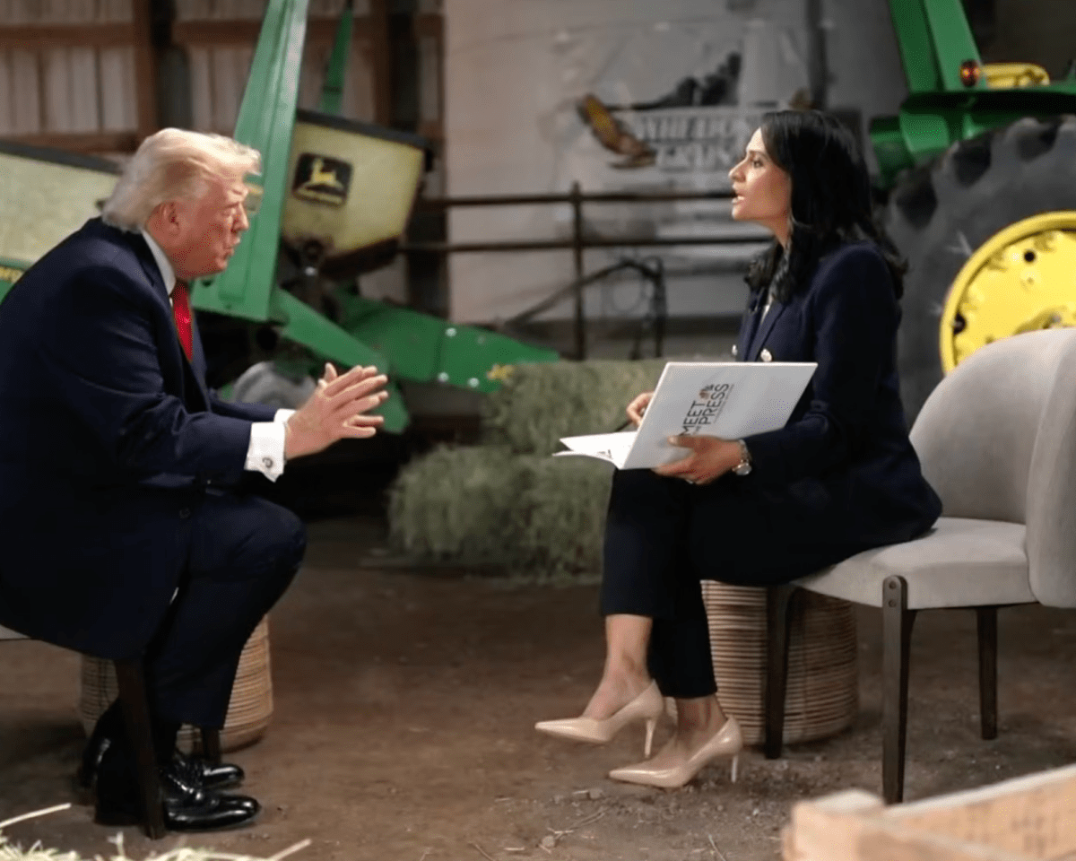 Trump Insults Kristen Welker, Walks Off Interview Set