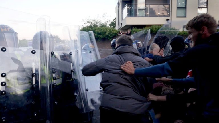 UK police charge 6 more with violent disorder at protest over teen’s stabbing death