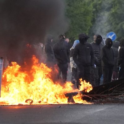 Violent anti-immigrant protests flare up across Belfast after knife attack