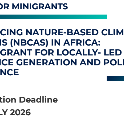 ARIN Launches BIOCAM4 Mini-Grant Fellowship for Early-Career African Climate and Biodiversity Researchers