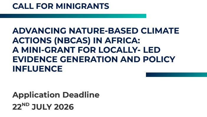 ARIN Launches BIOCAM4 Mini-Grant Fellowship for Early-Career African Climate and Biodiversity Researchers