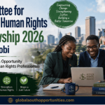 Committee for Justice (CFJ) Human Rights Fellowship 2026 in Nairobi: Paid 6 -Month Opportunity for Young Human Rights Professionals