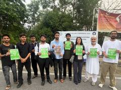 J-K activists hold protest at JNU; call for justice, protection of human rights in PoJK