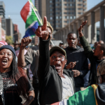 South African anti-migrant protests: Thousands march amid heavy security deployment