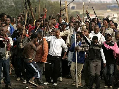 Xenophobic violence in democratic South Africa timeline