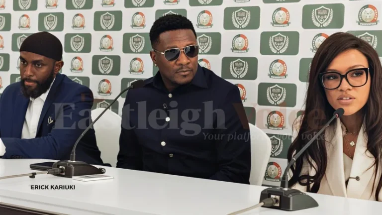 Asamoah Gyan challenges Kenya to turn abundant grassroots talent into football stars